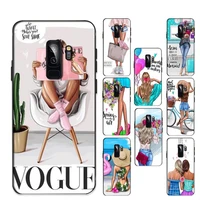 vogue princess girl phone case for samsung galaxy s 20lite s21 s21ultra s20 s20plus for samsung s 21plus 20ultra capa