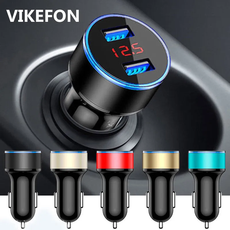 VIKEFON 3.1A мини USB Автомобильное зарядное устройство для мобильного телефона