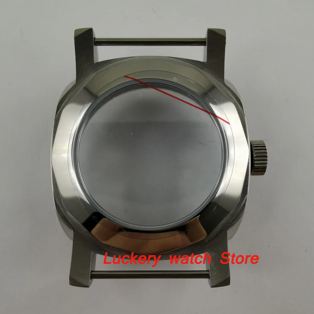44 мм parnis из нержавеющей стали матовый чехол fit 6497 6498 ST 36 movement-BK08