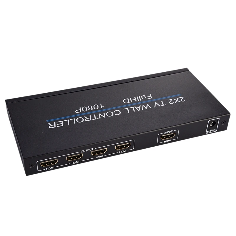 

2X2 видео настенный контроллер 1 HDMI вход 4 HDMI выход 2X1/3X1/4X1/1X2/1X3/1X4 тв процессор Ies шить (ЕС вилка)