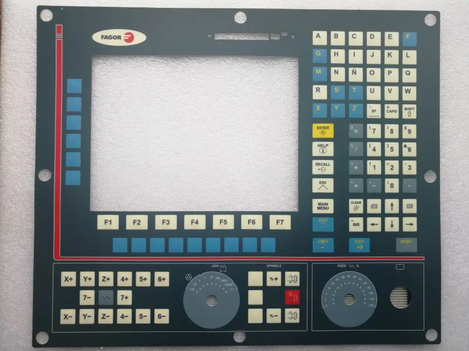 New Replacement FAGOR 8055i/C-M 8055M Touch Membrane Keypad