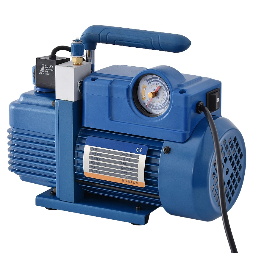 Вакуумный насос для охлаждения R410a R407C R134a R12 R22 V i120SV 220 В 180 Вт|refrigerant vacuum pump|vacuum pumppump