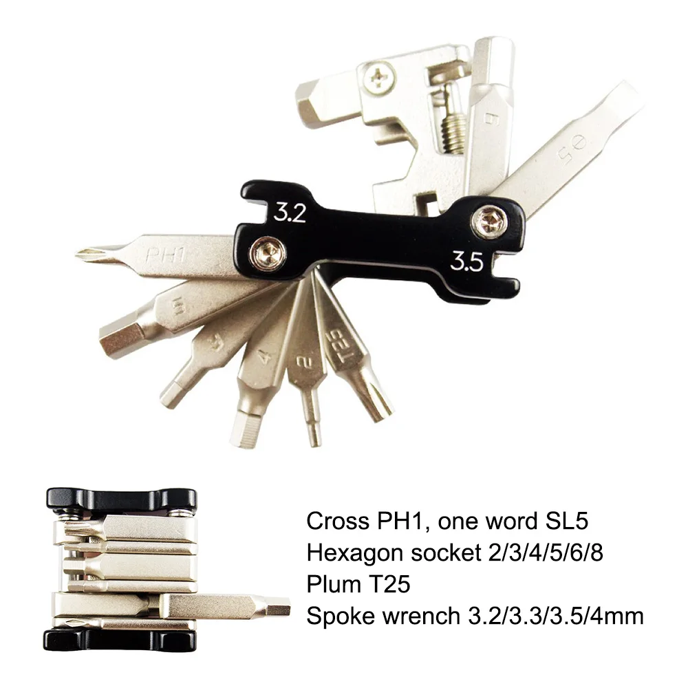 

Bicycle Repair Tool Kit Multi-Function Mechanic Portable Lightweight Compact Design Hand Tools For Bike Cycling Accessories