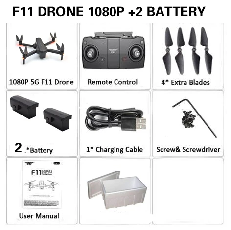 2battery 1080p foam SJRC F11 Дрон с GPS с Wi-Fi FPV 1080 P/2 K камера бесщеточный Квадрокоптер 25 минут время полета управление жестами складной Дрон Vs CG033 - Цвет: 2battery 1080p foam