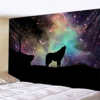 starry sky abstract landscape tapestry psychedelic mandala witchcraft wall hanging hippie bohemian home decor yoga mat mattress