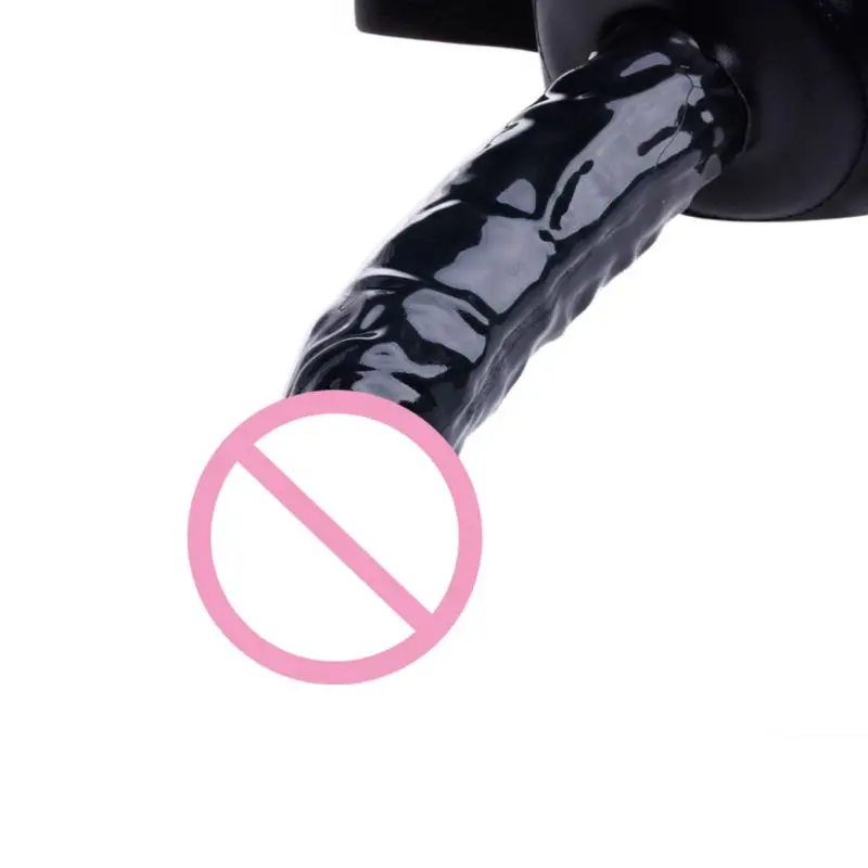 New 1PC Black Female Gay Penis Strap On Wear Faux Leather Pants Sexy Adult Toy Q0KC | Красота и здоровье