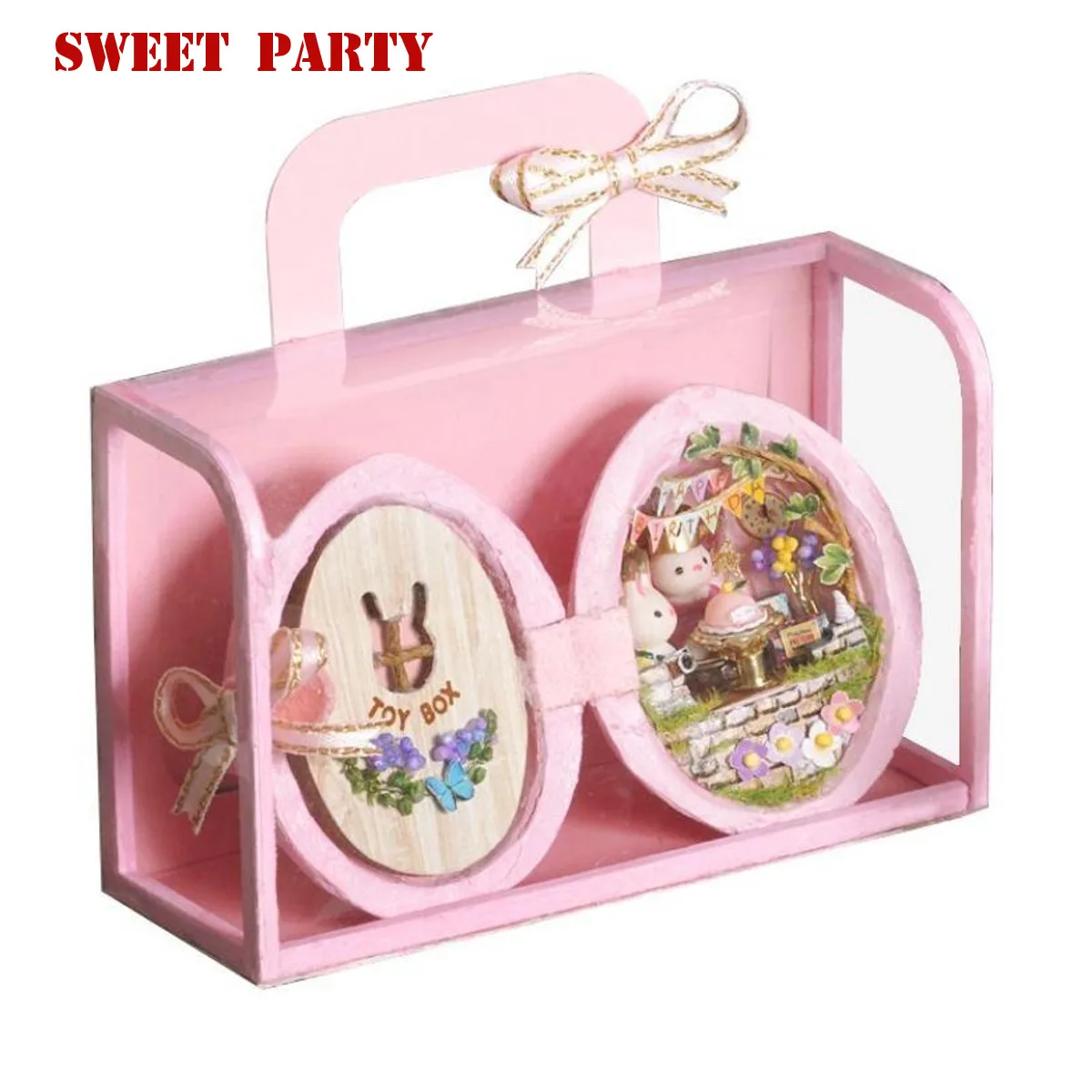 

DIY Handmade Small Miniature Doll house 3D Wooden Diary Family Activity Handcraft Forest Birthday Christmas Gift Decorations