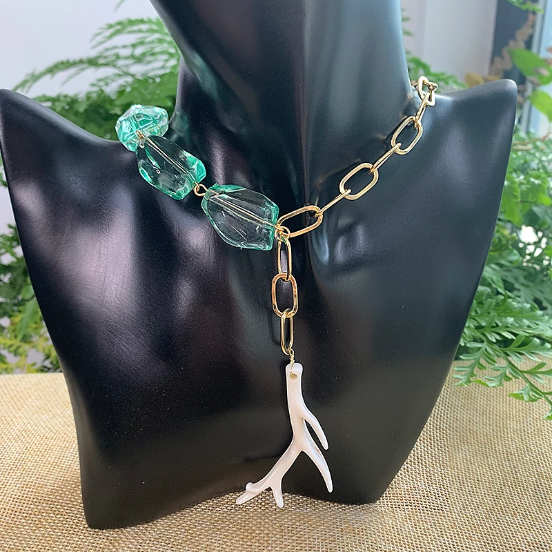 Коми Бохо Красочные Солнечные цветы горный хрусталь кристалл кулон ожерелье