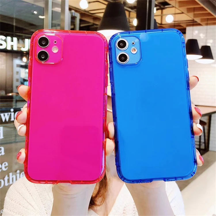 

2020 Amazon new product mobile phone case colorful tpu cellphone case for iPhone 12, 11 case