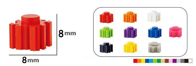 100 шт./пакет Алмазный конструктор Micro кирпичей оптом пластиковые строительные