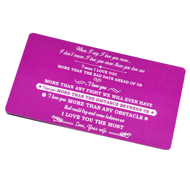 Персонализированный Металлический бумажник вставка для карт