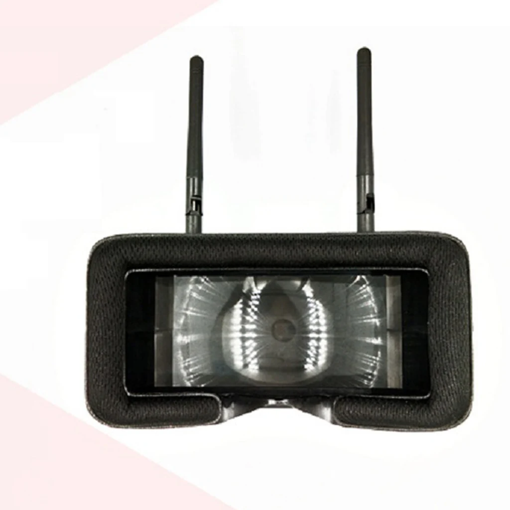

5.8G FPV Goggles, 48CH FPV Video Goggles Dual-Antenna Automatic Channel Scan with 600mAh Battery for FPV Quadcopter Drone