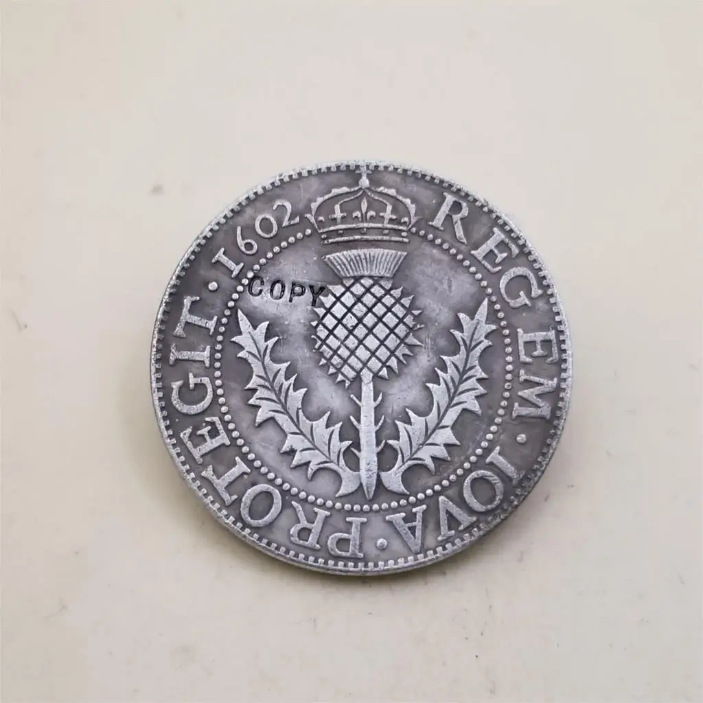 Коллекция 1602 года Шотландия копия монет памятные монеты-копия монеты эмблема |