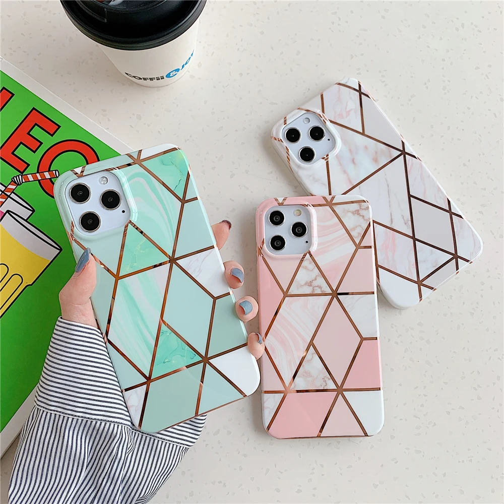 FLYKYLIN покрытие мраморный чехол для iphone 11 Pro Max 6 6S 7 8 Plus X XS XR задняя крышка Ретро