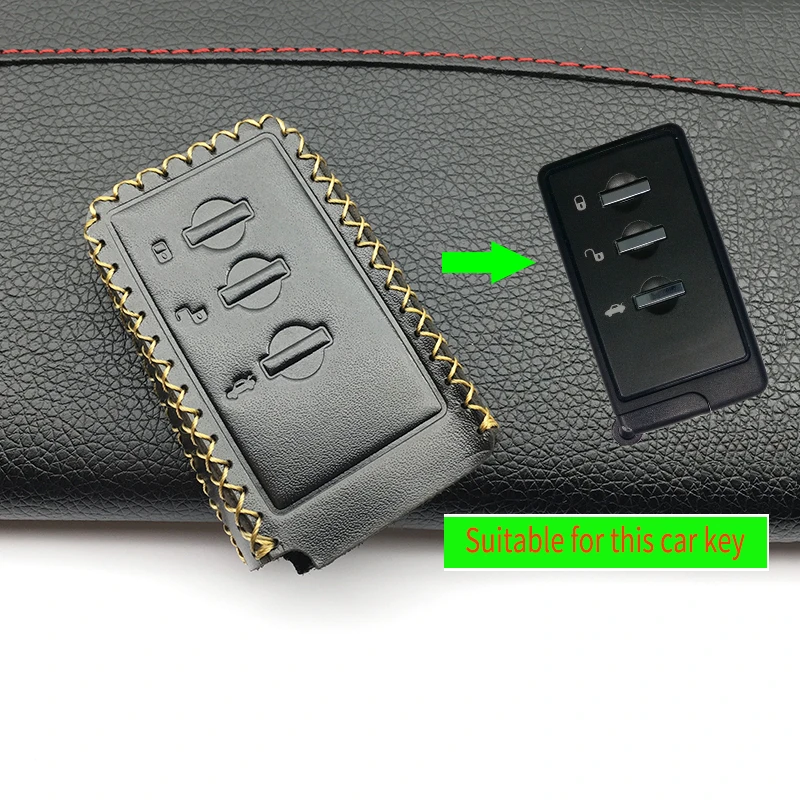

High Quality Leather Key CaseCover for Subaru Legacy Impreza Outback Protector Skin Holder Keyless Shell 3 Button Remote Fob Car
