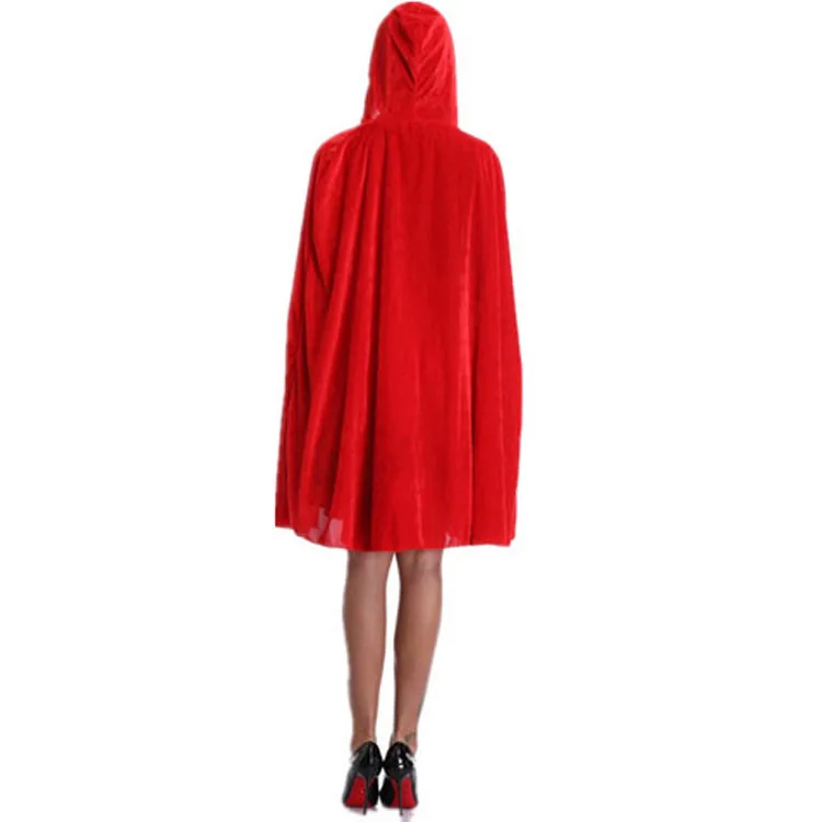 S 3xl размера плюс Красная Шапочка костюм накидка для хеллоуина сказка девочка