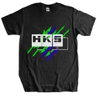 Мужская футболка, летняя мужская футболка Hks, винтажная популярная футболка без надписи, Мужская футболка, футболка унисекс, крутые топы для подростков
