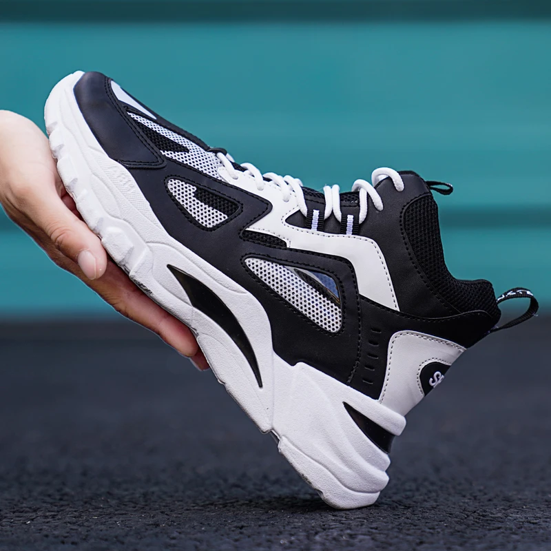 

Casual White Sneakers Outdoor Sport Shoes Bottom Running Shoes for Men Comforatable Man Training Athletic Jogging Shoes MB169