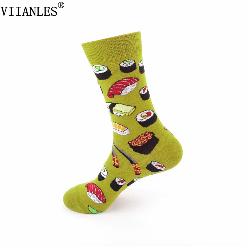 

VIIANLES 1PC Breathable Socks Comfortable Cartoon Kawaii Funny Casual Female Cotton Sock Hosiery Streetwear Harajuku Print Sock