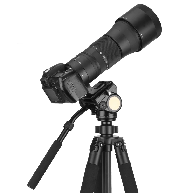

Camera Tripod Head 18Kg Load Fluid Head Aluminum Swivel Panhead Video Dslr Digital Camera Professional Tripod Handle Pan Head