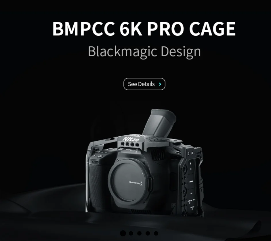 Полная Клетка для DSLR-камеры BMPCC 6K PRO клетка камеры самодельная Blackmagic Pro комплект