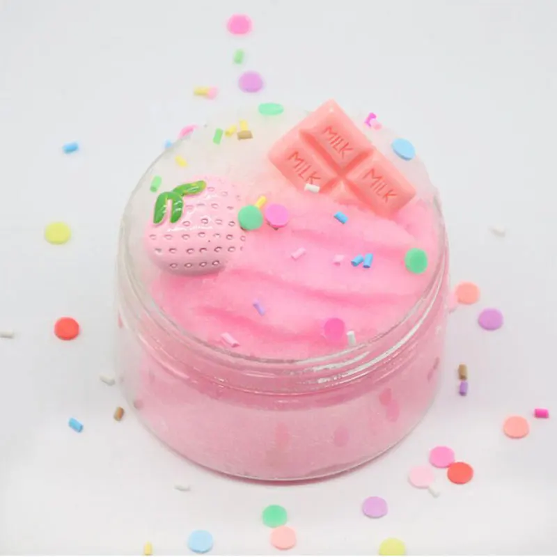 Антистресс сделай сам Искусственный шоколадный чип Цветной Лизун шпатлевка