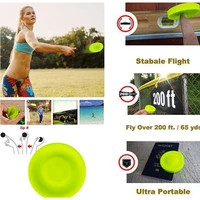 1pc play beach entertainment toys mini beach flying disk for outdoor sports silicone balance disc decompression toys kids game