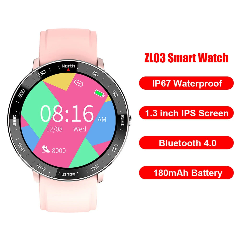 

Heart Rate Monitor Information Heart Rate Monitor Fitness Sports Smartwatch Waterproof Smart Watch for Android iOS