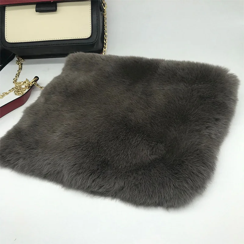 Натуральное меховое пальто с рукавом летучая мышь короткое кроличье меховое пальто Женская куртка с мехом кролика рекс - Цвет: Темно-серый