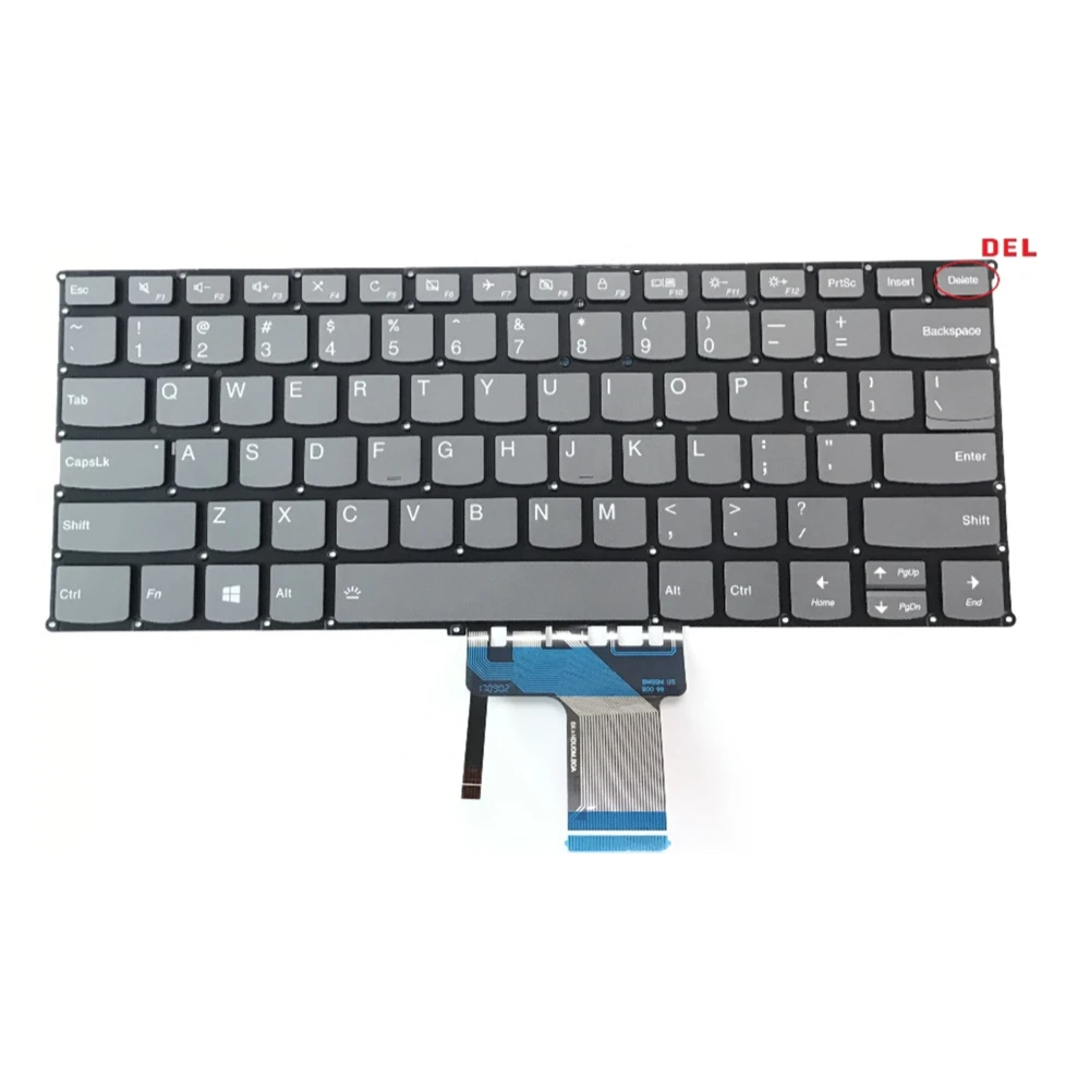 Фото Сменная клавиатура без рамки для Lenovo Yoga 720 13 13isk 13ikb 13kbr ноутбук с подсветкой черная