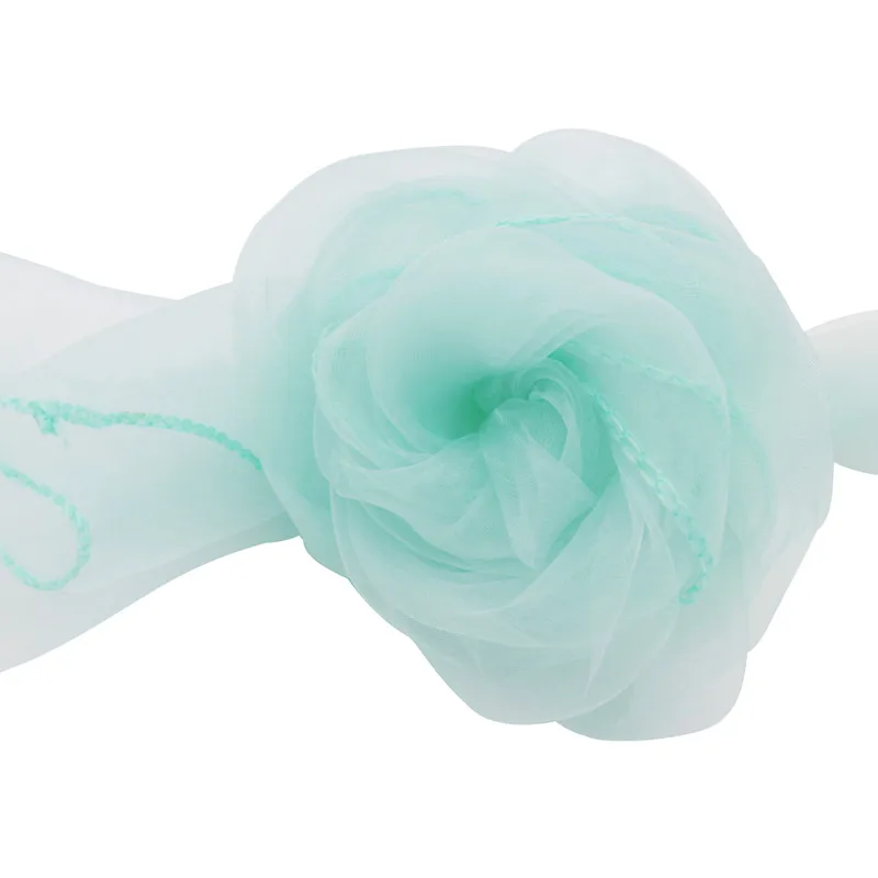 Mint Green FERR, 100 шт, новинка, органза, на стул, с поясом, с бантом, для свадебной вечеринки, украшения, Свадебный продукт, высокое качество - Цвет: Mint Green