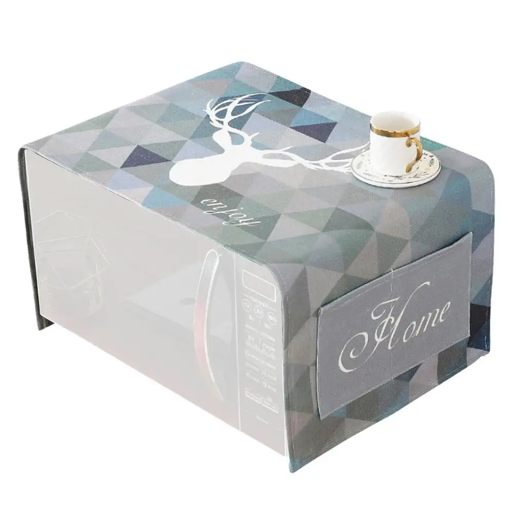 

Пыленепроницаемый Чехол для микроволновой печи, пыленепроницаемый протектор для хлопчатобумажной машины, декоративная кухонная лампа с б...