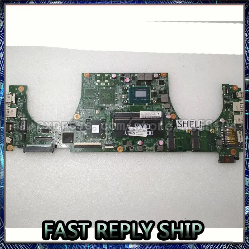 SHELI для Dell V5460 5460 материнская плата I3 3120M DA0JW8MB6F0 CN 066P2N 08N29G ноутбук ПК DDR3 100% тест