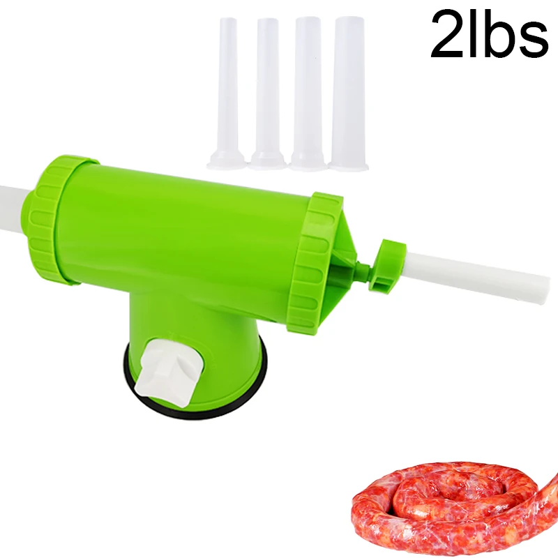2 фунта колбасный шприц ручной инструмент для наполнения колбасы трубки