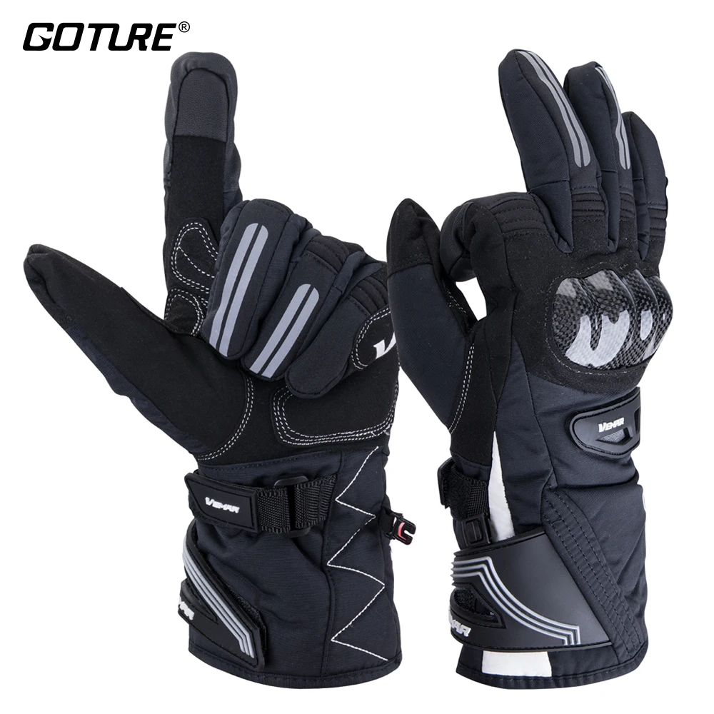 Зимние мотоциклетные перчатки водонепроницаемые ветрозащитные велосипедные из