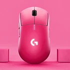 Logitech G PRO Беспроводной игровой Мышь RGB LED двойной режим отображения HERO Сенсор 16000 Точек на дюйм, движущегося со скоростью света женская одежда Лазерная геймерская мышь ВОВ Edition розовый для киберспорта