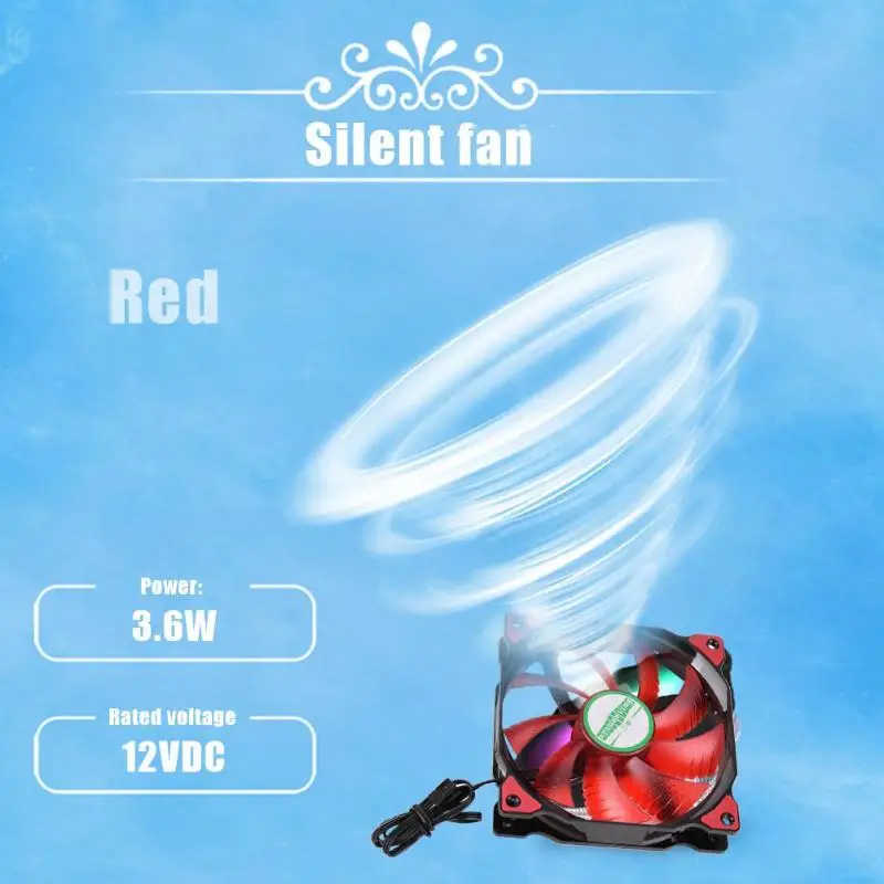 Ультра тихий вентилятор для корпуса компьютера Вентилятор охлаждения