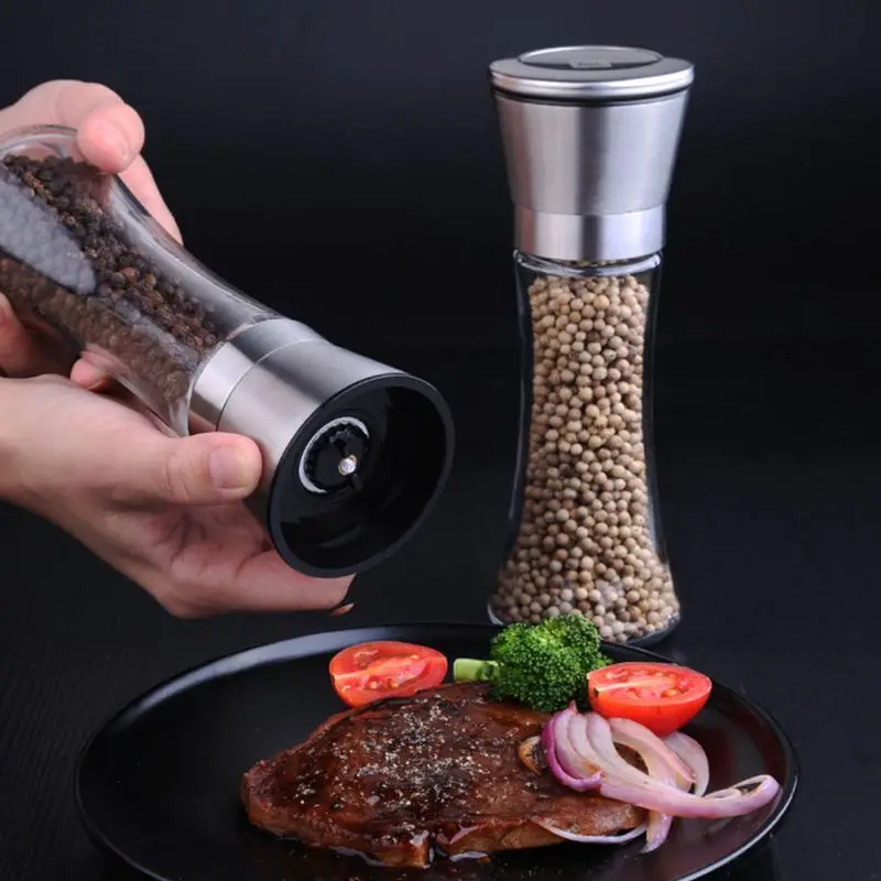Соль перец специя Точильщик сорняков практичный 2 в 1 нержавеющая сталь кухонные