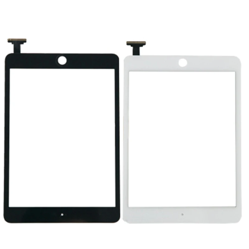 Для iPad mini 2 сенсорный экран дигитайзер стекло без домашней кнопки Нет IC для