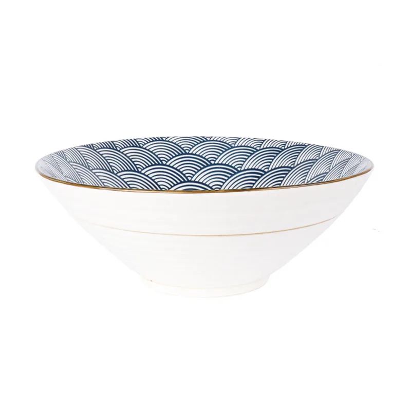 

FANCITY Japanese ceramic underglaze 9-inch oversized soup noodle bowl household noodle bowl restaurant noodle restaurant beef ra
