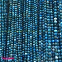 high quality 6mm 8mm 10mm round shape natural blue apatite stone gems beads jewelry making wj452