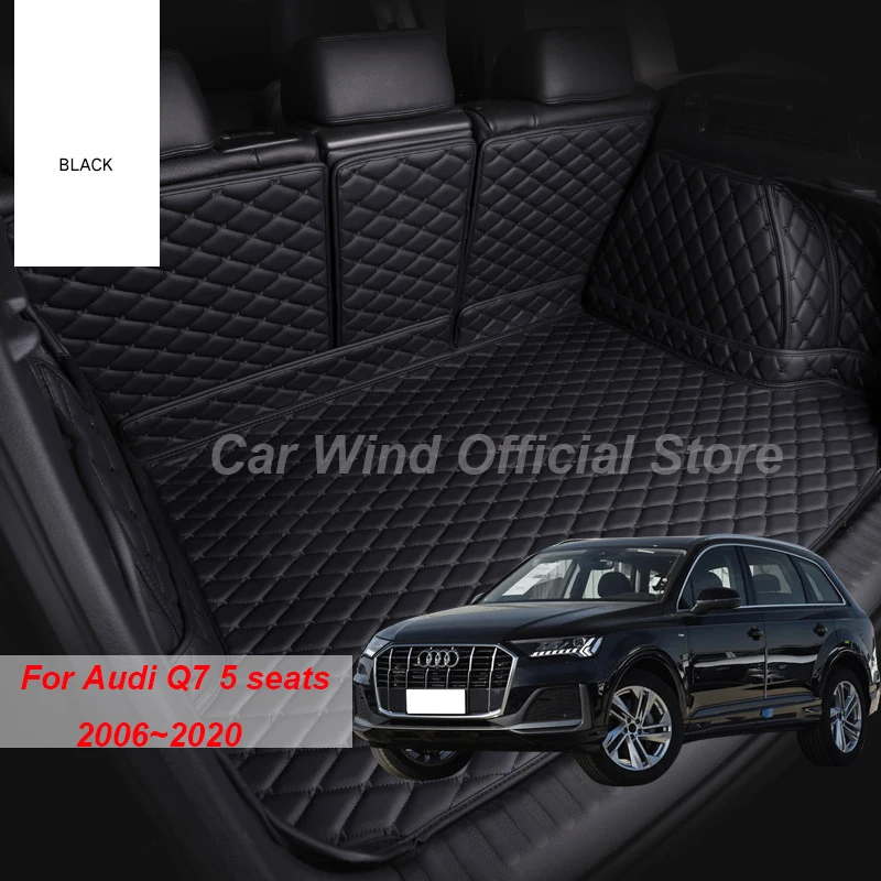

Car Wind Brand Car Trunk Mats For Audi q7 5 seats 2006 2007 2008 2009 2010 2011 2012 2013 2014 2015 2020 Cargo Liner Accessories