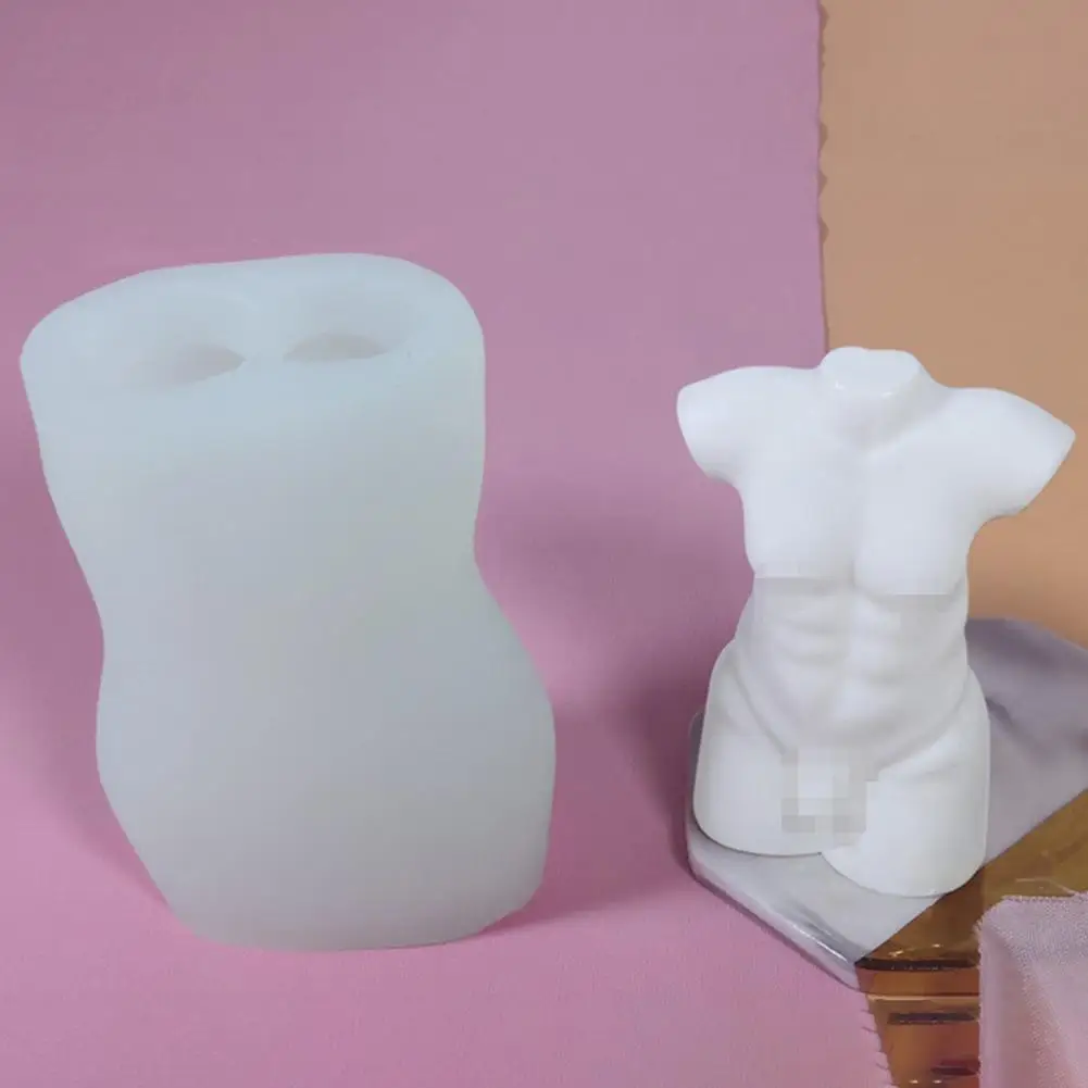 3D Женщины Мужчины тела глина форма для тортов фондана силиконовая