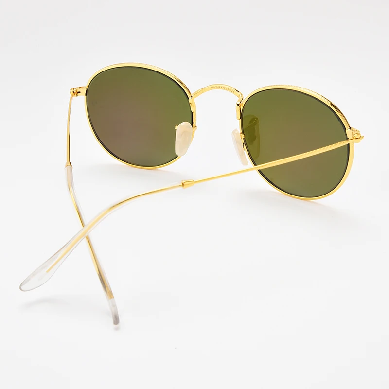 

2021 luxury Women Round Sunglasses Retro Metal Gold Black Brown Classic Designer Sun Glasses Fashion Woman Accessories Gifts