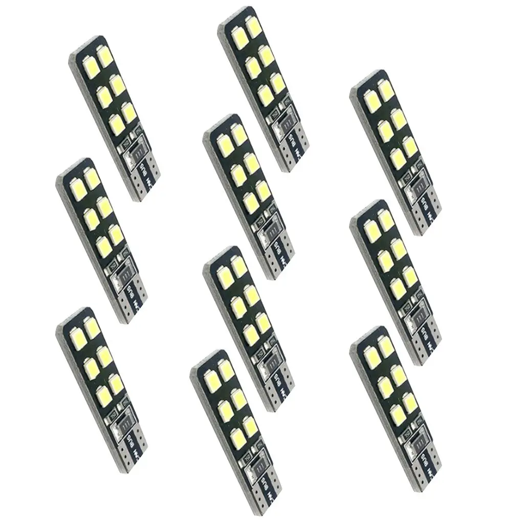 10 шт. Автомобильные светодиодные лампы T10 2835 12SMD | Автомобили и мотоциклы