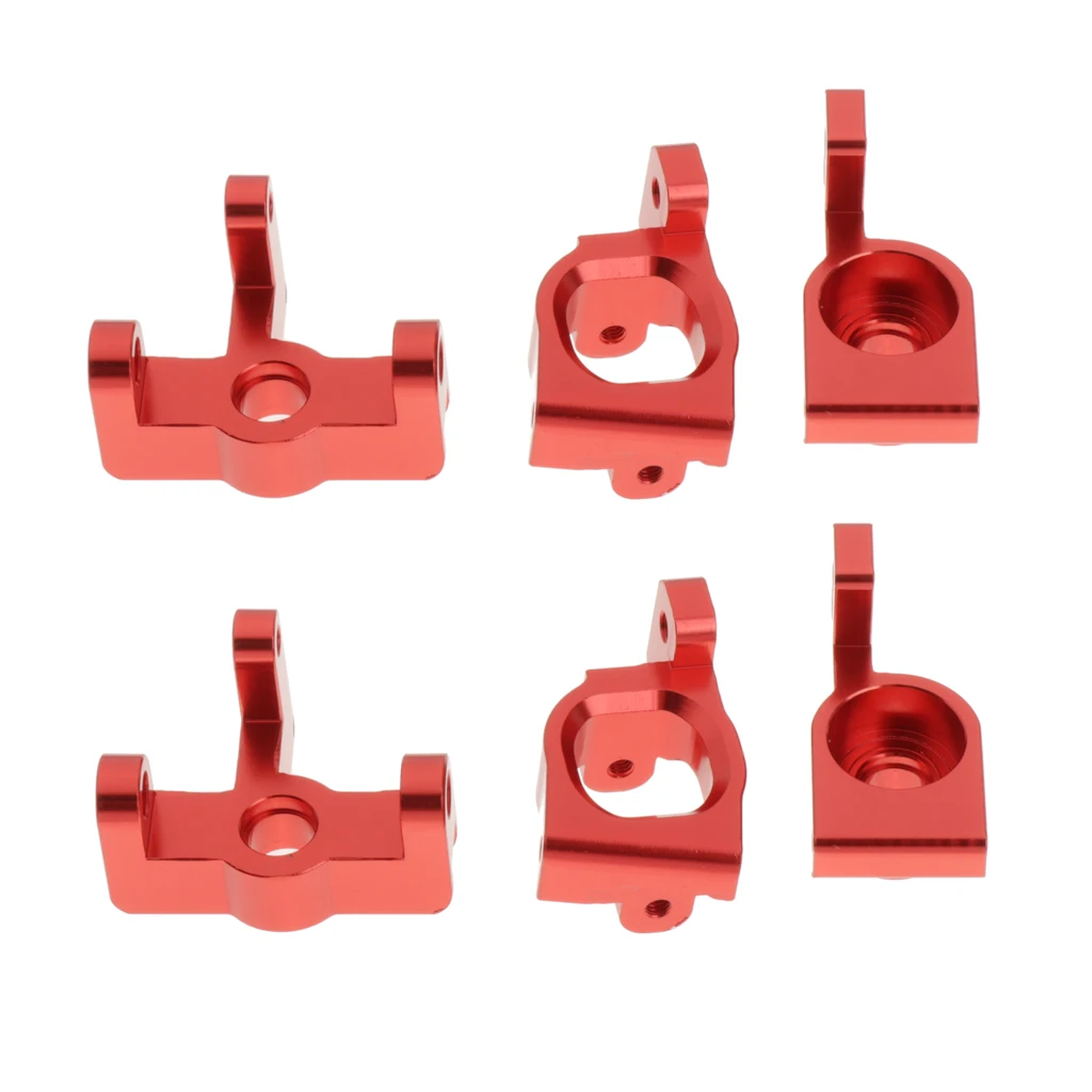 

6Pcs 1:14 RC Front Rear C Hub Carrier For WLtoys 144001 Crawler Car Upgrade