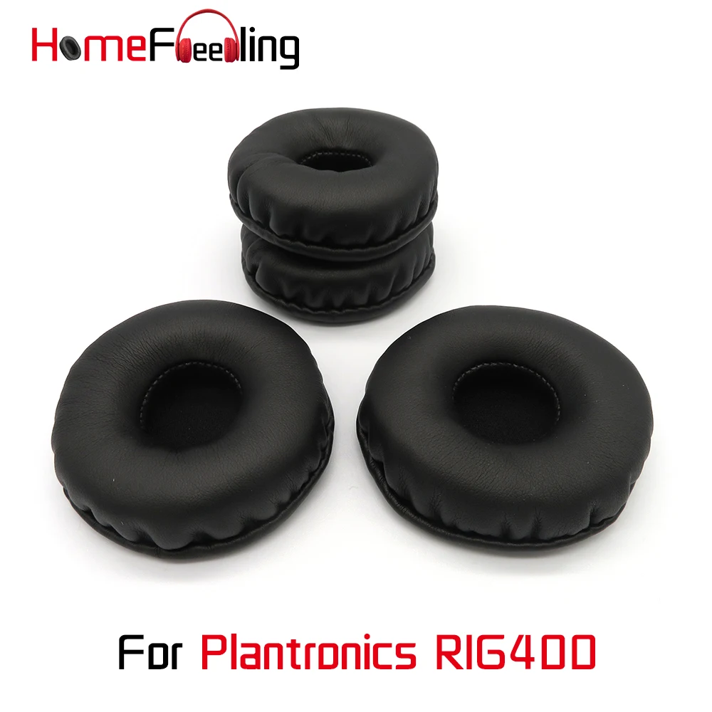 

homefeeling Ear Pads for Plantronics RIG400 Headphones Soft Velour Ear Cushions Sheepskin Leather Earpads Replacement