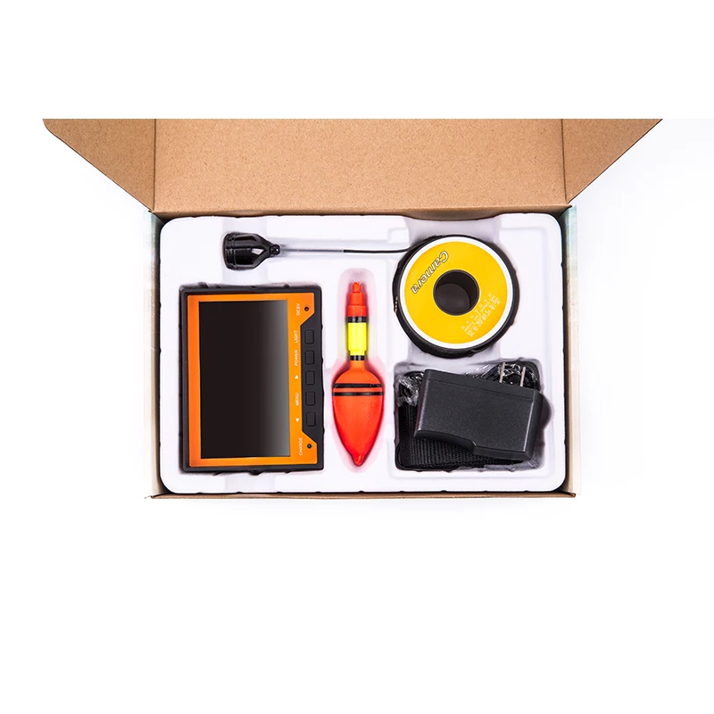 Дешево WF03 подводный рыболокатор 4,3 дюймовый ЖК-монитор 1000TVL подводная рыболовная камера система для подледной рыбалки монитор с 8 ИК светодиодами