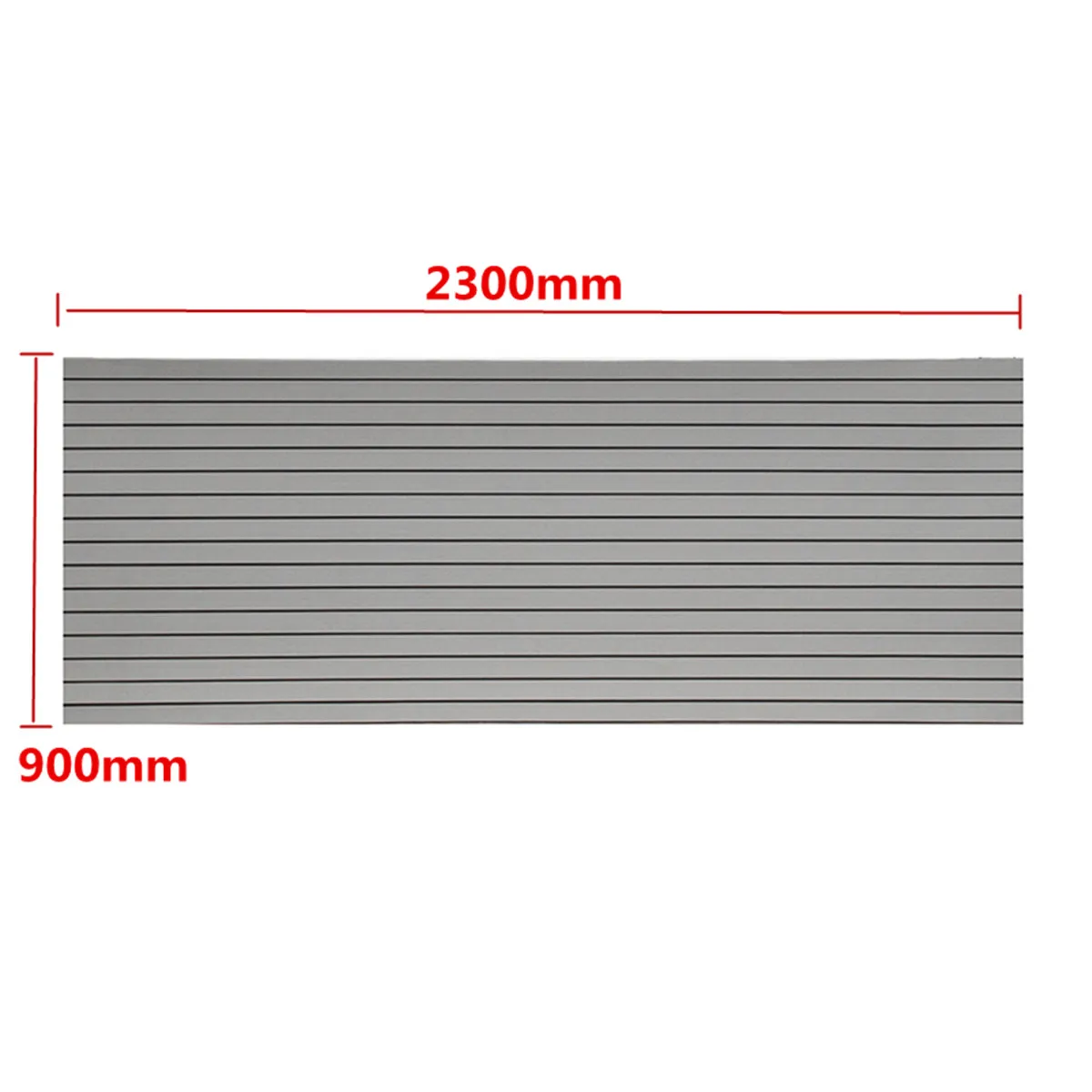 

Self-Adhesive 90x23x0.6cm Foam Teak Decking EVA Foam Marine Flooring Faux Boat Decking Sheet Accessories Marine Grey
