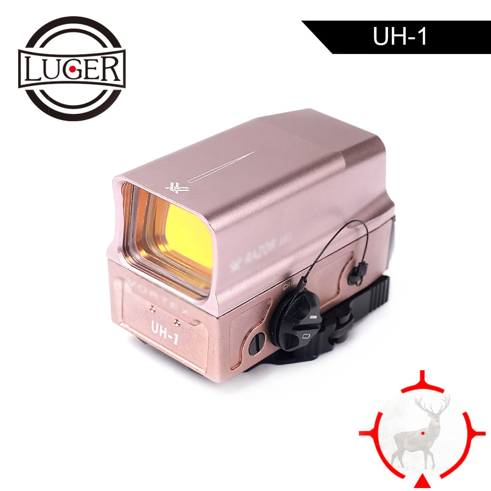 LUGER UH-1 оптический голографический прицел Red Dot Reflex Sight для 20 мм Rail Integral Weaver с USB зарядкой охотничий прицел